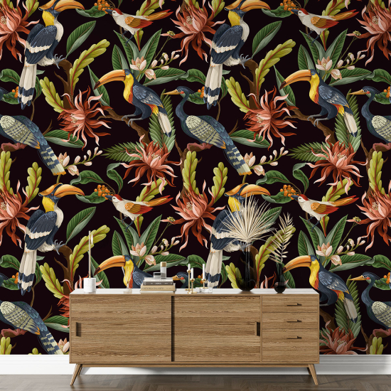 XL Wall Mural - Wallpaper - Tropical pattern