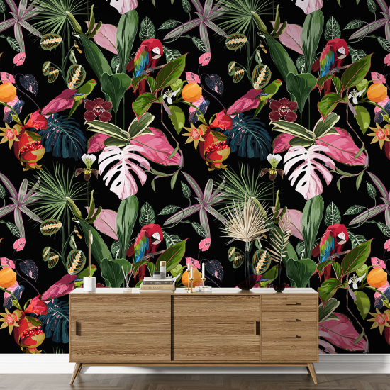 XL Wall Mural - Wallpaper - Tropical pattern