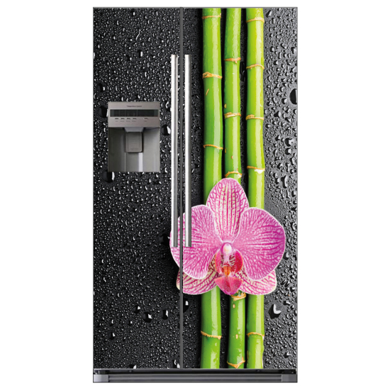 American Fridge Stickers - Bamboo flower