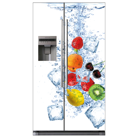 American Fridge Stickers - Ice fruits