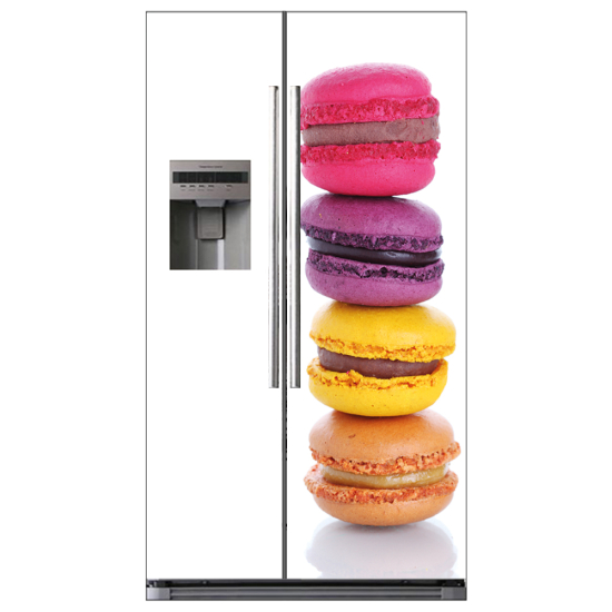 American Fridge Stickers - Macaroons