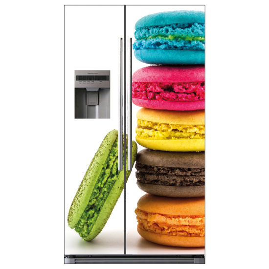 American Fridge Stickers - Macaroons