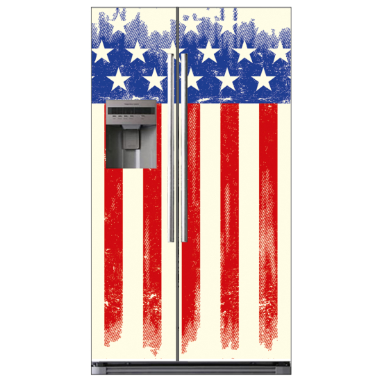 American Fridge Stickers - USA Flag