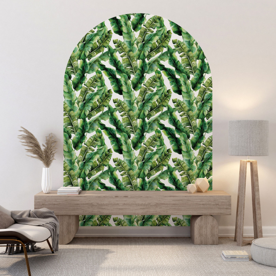 Arch Wall Sticker - Botanical pattern