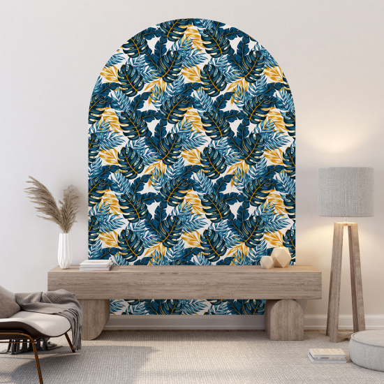 Arch Wall Sticker - Botanical pattern