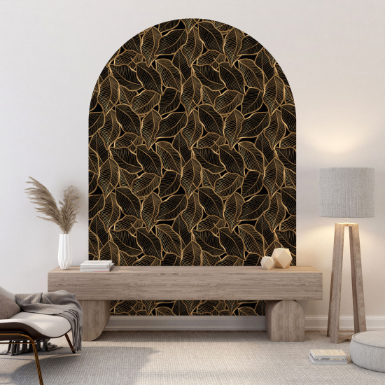 Arch Wall Sticker - Botanical pattern