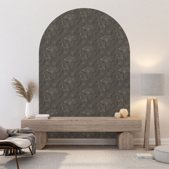 Arch Wall Sticker - Braided pattern