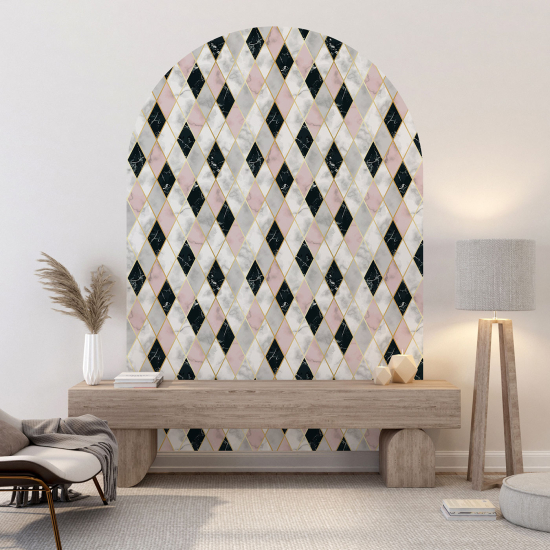 Arch Wall Sticker - Geometric pattern