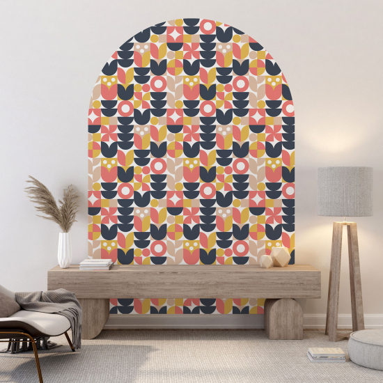 Arch Wall Sticker - Geometric pattern