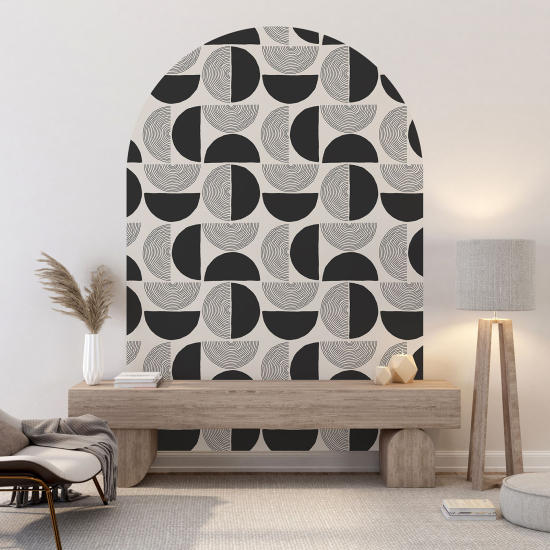 Arch Wall Sticker - Geometric pattern