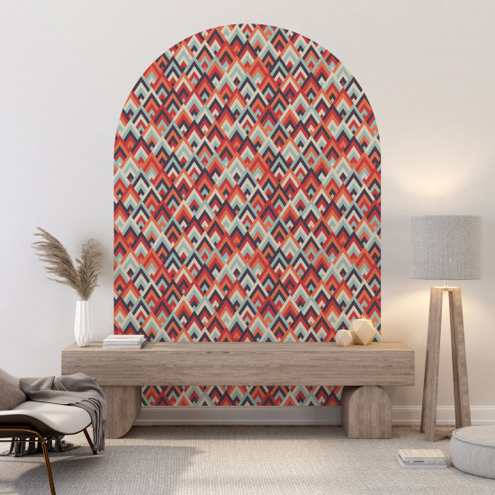 Arch Wall Sticker - Geometric pattern