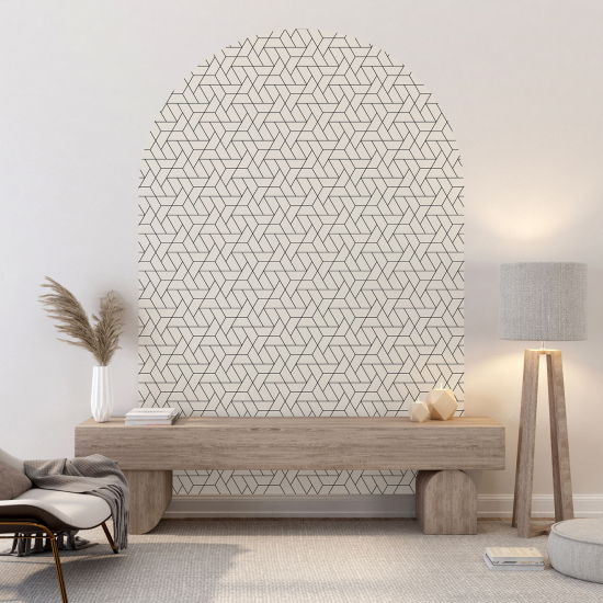 Arch Wall Sticker - Geometric pattern