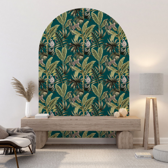 Arch Wall Sticker - Jungle Animals