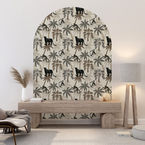 Arch Wall Sticker - Jungle Animals