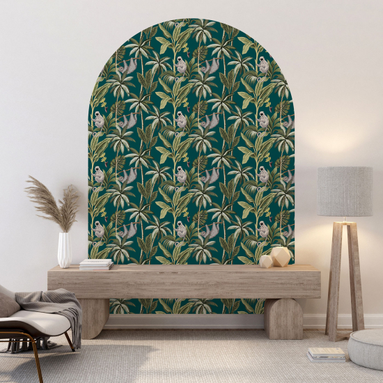 Arch Wall Sticker - Jungle Animals