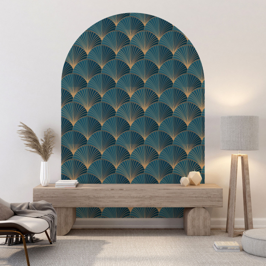 Arch Wall Sticker - Oriental pattern