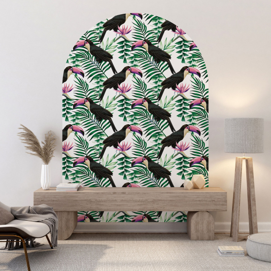 Arch Wall Sticker - Toucans