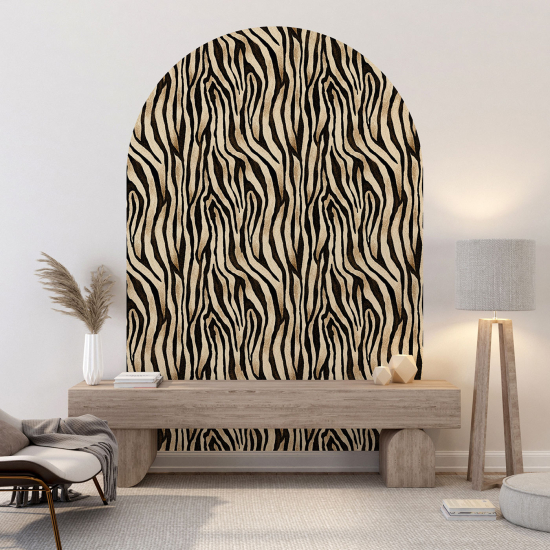 Arch Wall Sticker - Zebra pattern