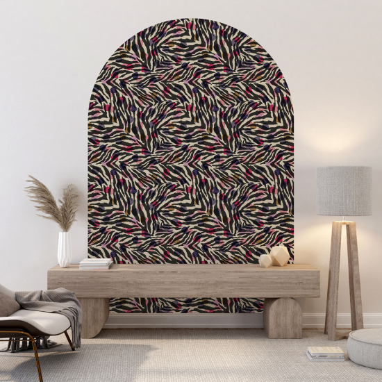 Arch Wall Sticker - Zebra pattern