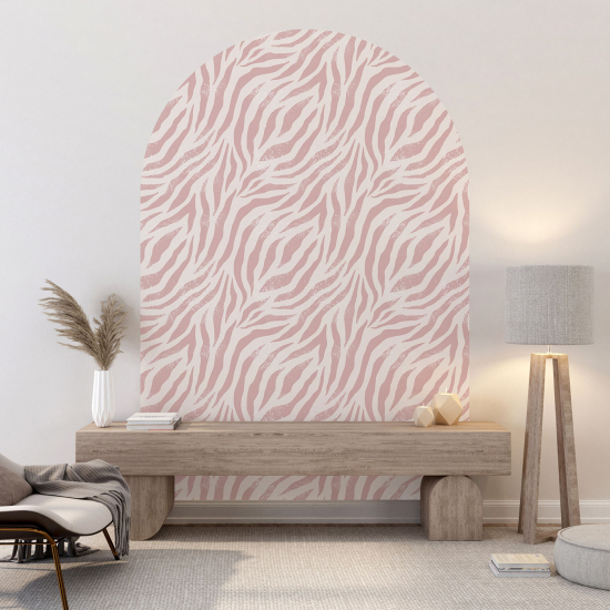 Arch Wall Sticker - Zebra pattern