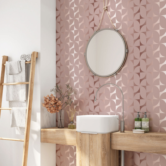 Bathroom Self Adhesive - Elegant pattern