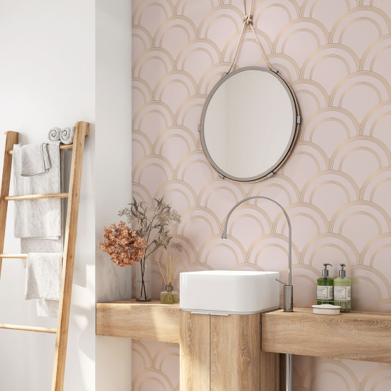 Bathroom Self Adhesive - Elegant pattern