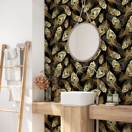 Bathroom Self Adhesive - Feathers