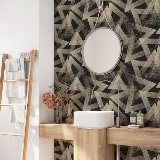 Bathroom Self Adhesive - Geometric pattern