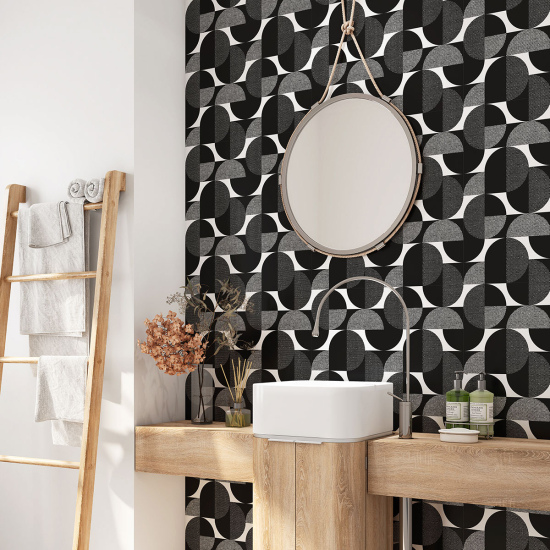 Bathroom Self Adhesive - Geometric pattern