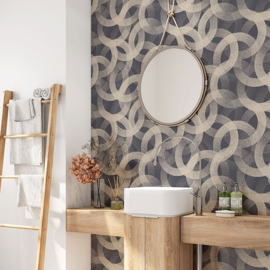 Bathroom Self Adhesive - Geometric pattern