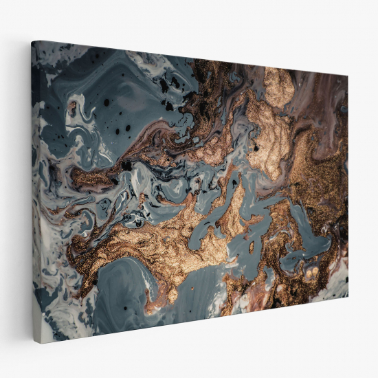 Canvas Print - Abstract land and sea