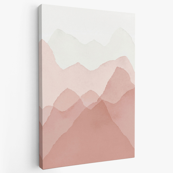 Canvas Print - Abstract mountains