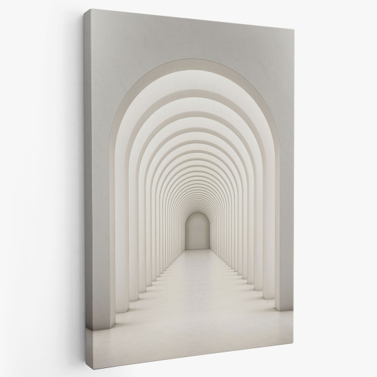 Canvas Print - Arched corridor