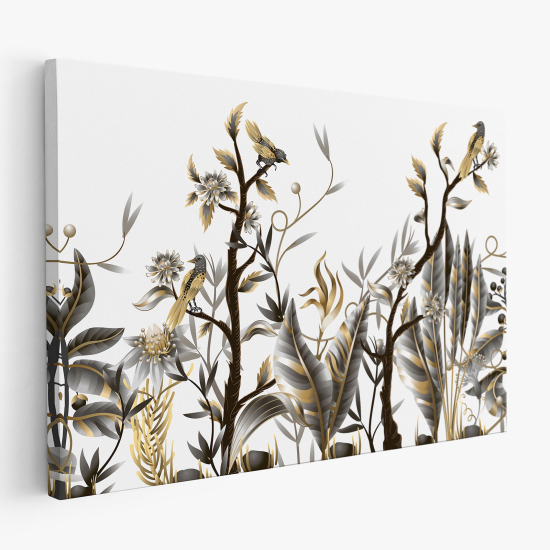 Canvas Print - Bird Branches