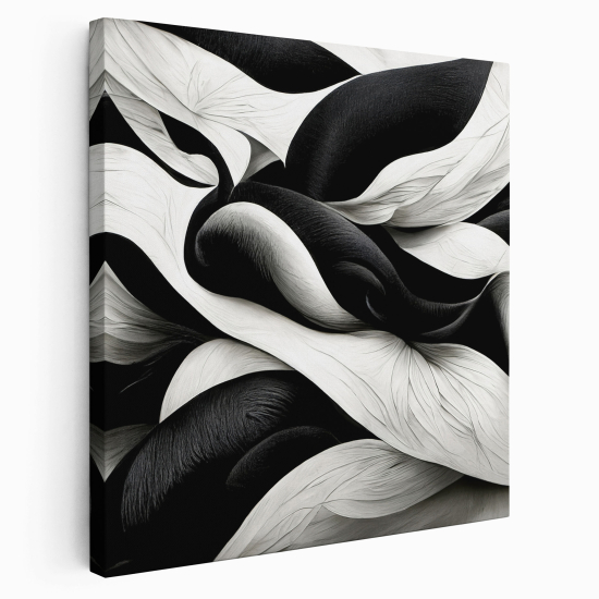 Canvas Print - Black and white design