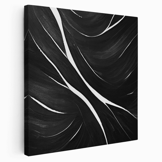 Canvas Print - Black and white design