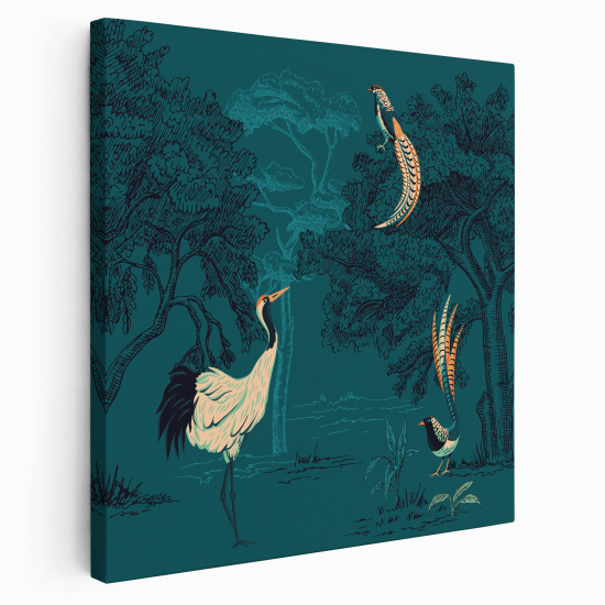 Canvas Print - Child - Birds