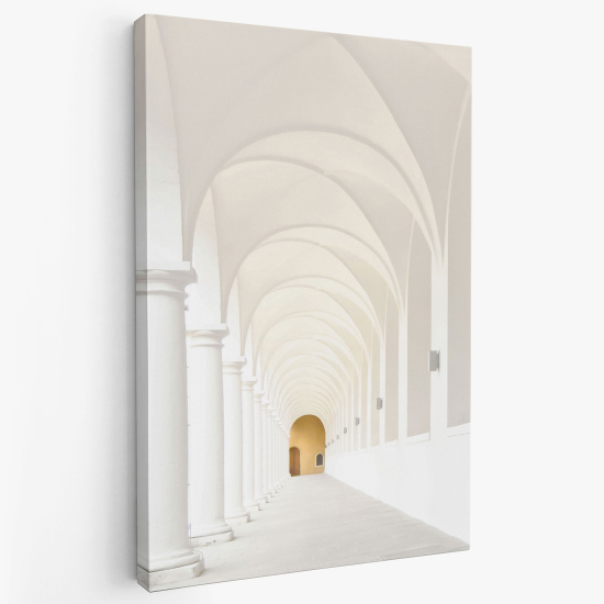 Canvas Print - Column corridor