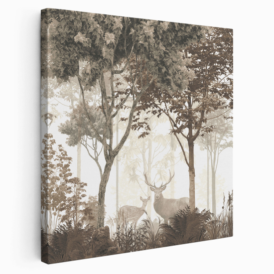 Canvas Print - Deer in the Forest