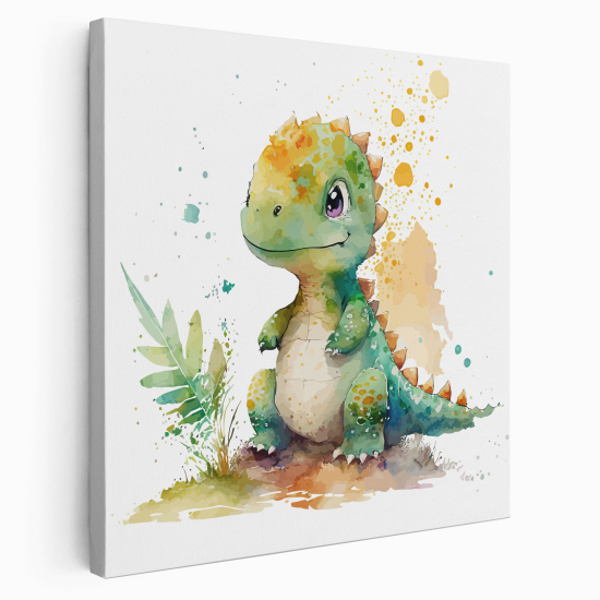 Canvas Print for Kids - Baby Dinosaur