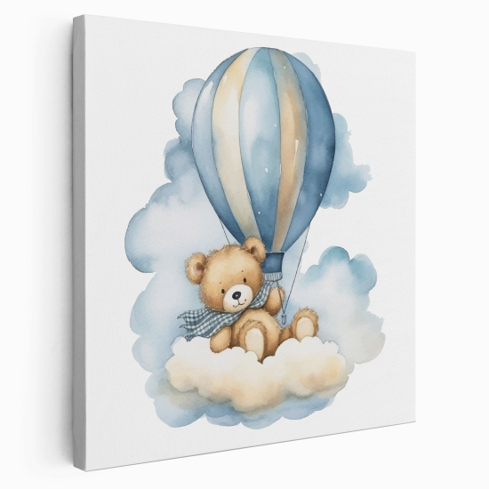 Canvas Print for Kids - Balloon Bear