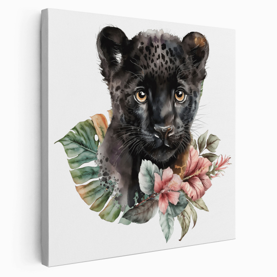 Canvas Print for Kids - Black Panther