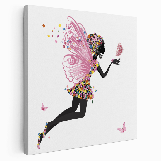 Canvas Print for Kids - Butterfly Fairy