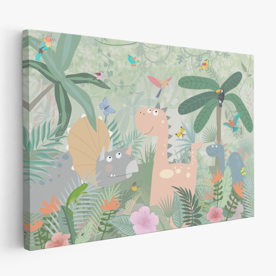 Canvas Print for Kids - Dinosaurs