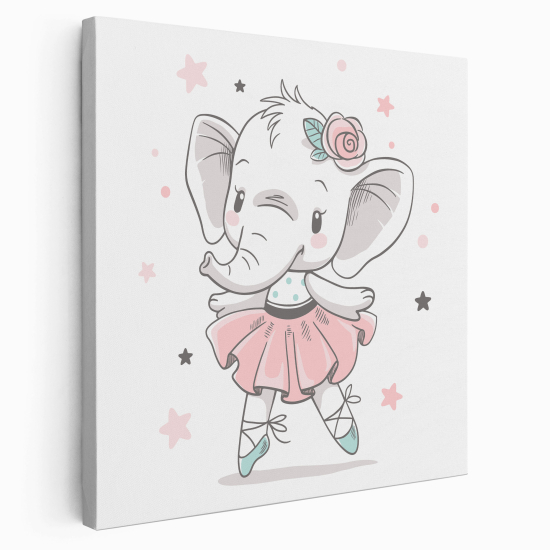 Canvas Print for Kids - Elephant Dancer