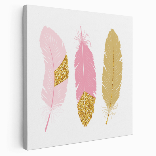 Canvas Print for Kids - Feathers