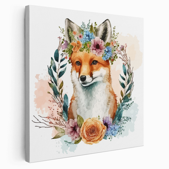 Canvas Print for Kids - Fox