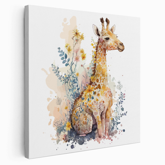 Canvas Print for Kids - Giraffe