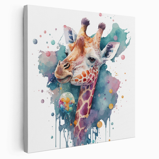 Canvas Print for Kids - Giraffe