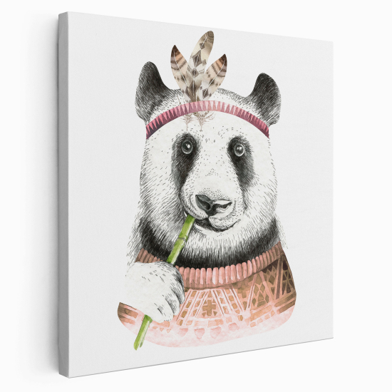 Canvas Print for Kids - Indian Panda